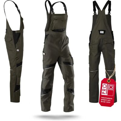 KÜBLER Activiq Overall - Oliv Schwarz - 48 - Arbeitskleidung KÜBLER Activiq Overall - Oliv Schwarz - 48 - Arbeitskleidung