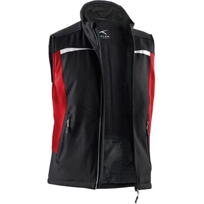 Gilet da lavoro Kübler - Softshell - Nero/Rosso - M Gilet da lavoro Kübler - Softshell - Nero/Rosso - M