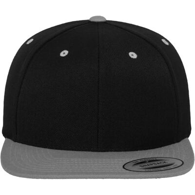 Flexfit 6089MT Premium Classic Snapback 2-Tone - schwarz/silber Flexfit 6089MT Premium Classic Snapback 2-Tone - schwarz/silber