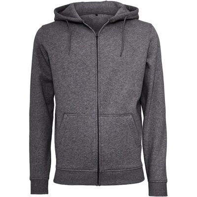 Build Your Brand Heavy Zip Hoody - Noir - M - Sweat à capuche Build Your Brand Heavy Zip Hoody - Noir - M - Sweat à capuche