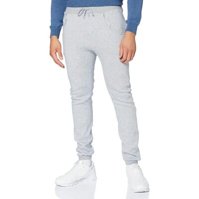 Build Your Brand Heavy Deep Crotch Sweatpants - Gray - Unisex Build Your Brand Heavy Deep Crotch Sweatpants - Gray - Unisex