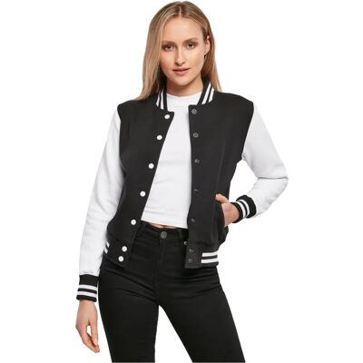 Veste Universitaire Build Your Brand noire BY027 Veste Universitaire Build Your Brand noire BY027