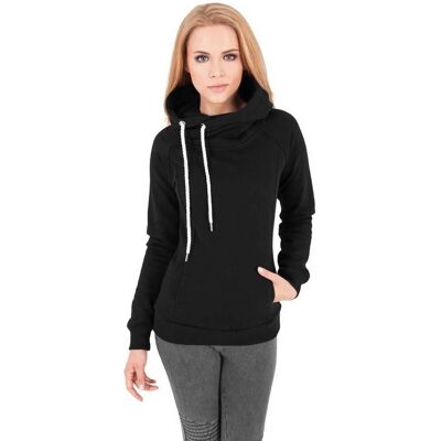 Urban Classics Hoody Raglan High Neck Black (TB1076BLK) Urban Classics Hoody Raglan High Neck Black (TB1076BLK)