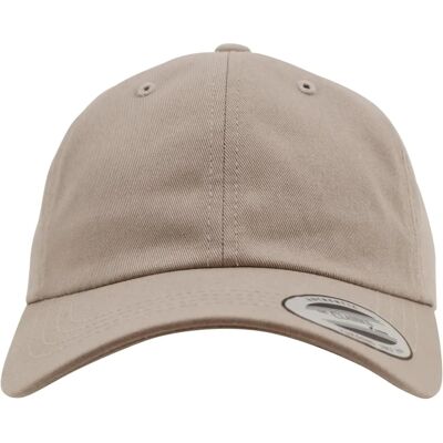 Flexfit 6245CM Låg Profil Bomull Twill Pappa Hatt - khaki Flexfit 6245CM Låg Profil Bomull Twill Pappa Hatt - khaki