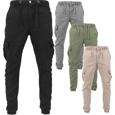 Urban Classics Pantaloni Jogging Cargo (TB1268) - nero (TB1268-007) Urban Classics Pantaloni Jogging Cargo (TB1268) - nero (TB1268-007)