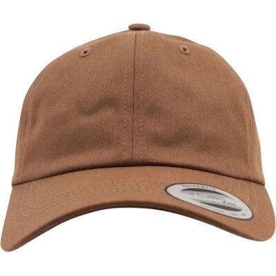 Flexfit 6245CM Czapka Tatusia z Niskim Profilu z Bawełnianego Twilla - Niski Profil Bawełniany Twill (6245CM) brązowy Flexfit 6245CM Czapka Tatusia z Niskim Profilu z Bawełnianego Twilla - Niski Profil Bawełniany Twill (6245CM) brązowy