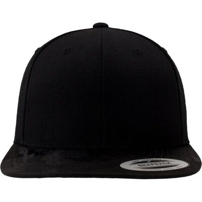Flexfit Camo Visor Snapback (6089CV) - svart camouflage Flexfit Camo Visor Snapback (6089CV) - svart camouflage