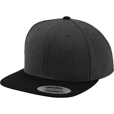 Flexfit 6089MT Premium Classic Snapback 2-Tone - tummanharmaa/musta Flexfit 6089MT Premium Classic Snapback 2-Tone - tummanharmaa/musta