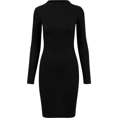 Urban Classics Rib Dress black (TB1340BLK) Urban Classics Rib Dress black (TB1340BLK)