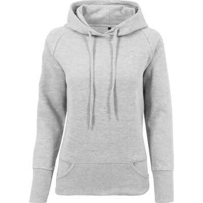 Build Your Brand S Grigio Felpa con Cappuccio - Felpa Build Your Brand S Grigio Felpa con Cappuccio - Felpa