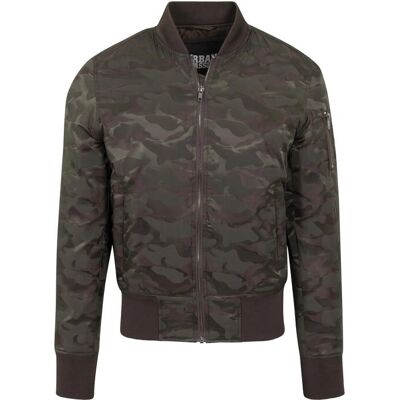 Urban Classics Bomber Jacket oliv (TB1621-00551) - Publicité Urban Classics Bomber Jacket oliv (TB1621-00551) - Publicité