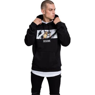 MISTER TEE Sweat à Capuche XL - Noir, Imprimé, Décontracté MISTER TEE Sweat à Capuche XL - Noir, Imprimé, Décontracté