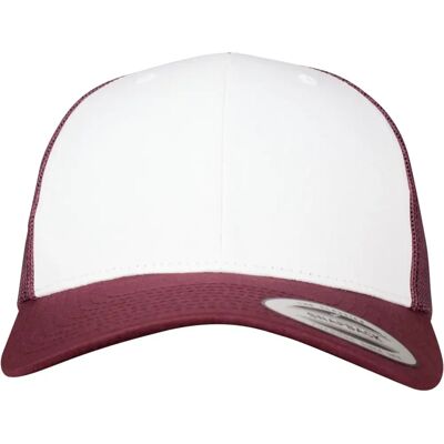 Flexfit Retro Trucker Farbiger Front (6606CF) - kastanienbraun/weiß/kastanienbraun Flexfit Retro Trucker Farbiger Front (6606CF) - kastanienbraun/weiß/kastanienbraun