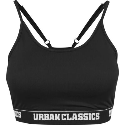 Urban Classics TB1659 Svart Dam Sport-Bh - Sports Bra Urban Classics TB1659 Svart Dam Sport-Bh - Sports Bra