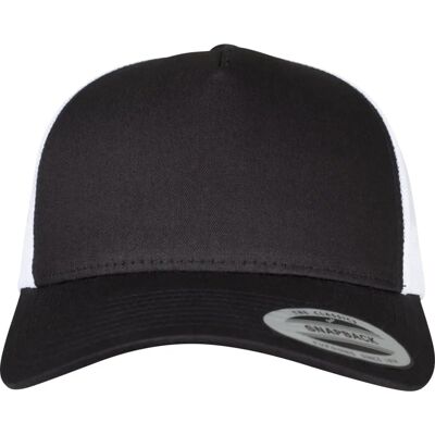 Flexfit 6506T 5-Panel Retro Yupoong Trucker 2-Tone - black/white Flexfit 6506T 5-Panel Retro Yupoong Trucker 2-Tone - black/white