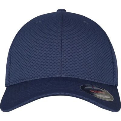 Casquette Jersey Hexagone 3D Flexfit - Marine S/M - Publicité Casquette Jersey Hexagone 3D Flexfit - Marine S/M - Publicité