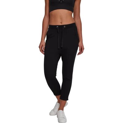Pantalons Urban Classics Damen Ladies Open Edge Terry Turn Up - Pantalon de jogging - Publicité Pantalons Urban Classics Damen Ladies Open Edge Terry Turn Up - Pantalon de jogging - Publicité