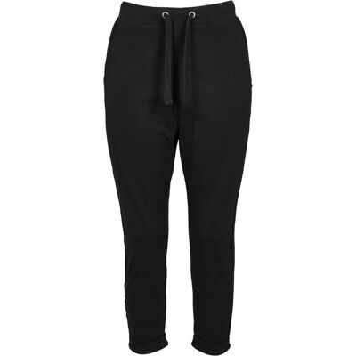 Urban Classics TB1962-00007-0042 Pantalones de algodón negros para mujer Urban Classics TB1962-00007-0042 Pantalones de algodón negros para mujer