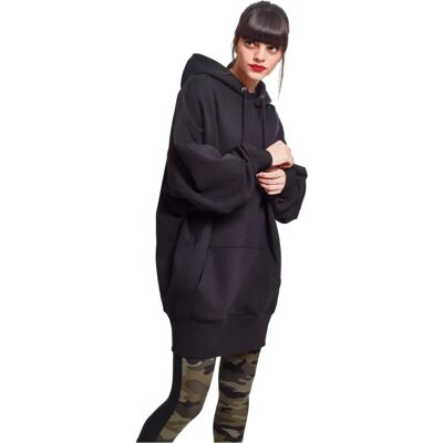 Urban Classics Felpa Lunga Oversize nera (TB2233BLK) Urban Classics Felpa Lunga Oversize nera (TB2233BLK)