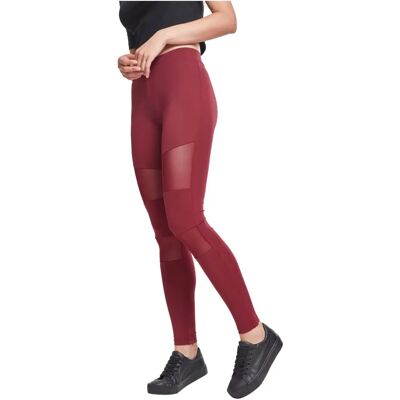Urban Classics XS Leggings en mesh technique rouges - Leggings Urban Classics XS Leggings en mesh technique rouges - Leggings