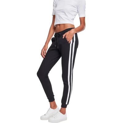 Urban Classics XS Svart Kontrast Joggingbyxor - Byxor Urban Classics XS Svart Kontrast Joggingbyxor - Byxor