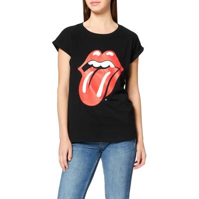 Rolling Stones Tongue Black M - T-Shirt Rolling Stones Tongue Black M - T-Shirt