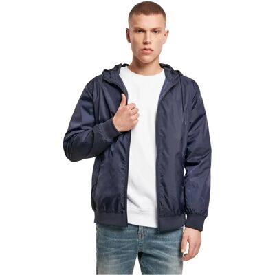 Build Your Brand Windrunner Giacca Blu 2XL - Giacca Build Your Brand Windrunner Giacca Blu 2XL - Giacca
