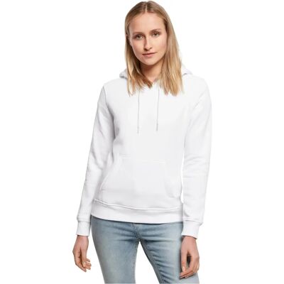 Build Your Brand Heavy Hoody - Bianco - Unisex - Felpa Build Your Brand Heavy Hoody - Bianco - Unisex - Felpa