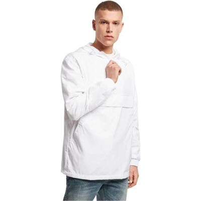 Build Your Brand Basic White Jacket - Jacket Build Your Brand Basic White Jacket - Jacket