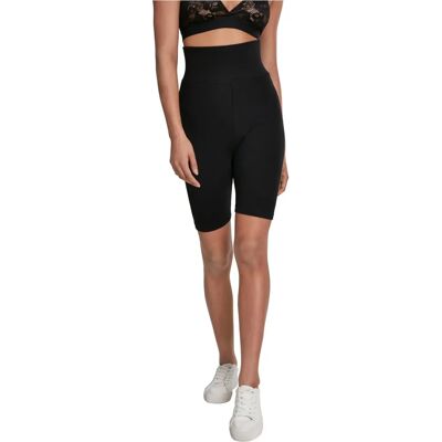 Urban Classics Hoge Taille Fiets Shorts - Zwart - Shorts Urban Classics Hoge Taille Fiets Shorts - Zwart - Shorts