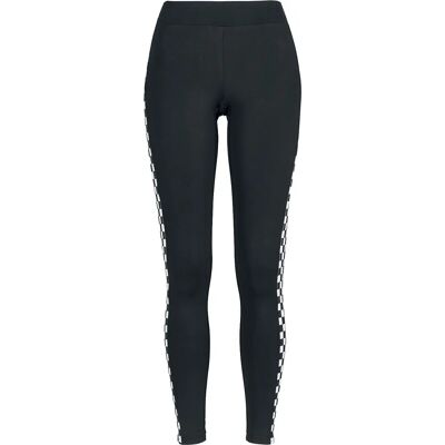 Urban Classics XS Svarta Rutiga Leggings - Leggings Urban Classics XS Svarta Rutiga Leggings - Leggings