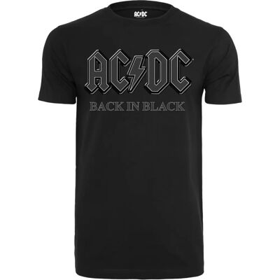 Merchcode ACDC Back In Black XXL T-Shirt - Lässiger Stil Merchcode ACDC Back In Black XXL T-Shirt - Lässiger Stil