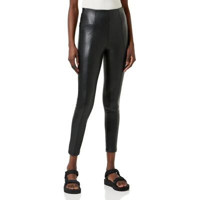 Urban Classics Damer - Imitation Skinny Byxor - Svart - Byxor Urban Classics Damer - Imitation Skinny Byxor - Svart - Byxor