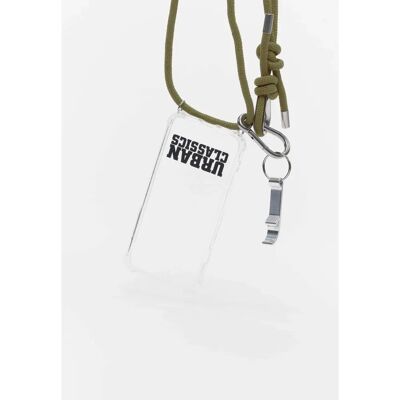 Collier pour téléphone Urban Classics avec Accessoires - iPhone 8 - Unisexe Olive - Publicité Collier pour téléphone Urban Classics avec Accessoires - iPhone 8 - Unisexe Olive - Publicité