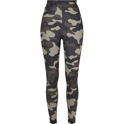 Urban Classics Leggings a Vita Alta Camo Donna - Leggings Urban Classics Leggings a Vita Alta Camo Donna - Leggings