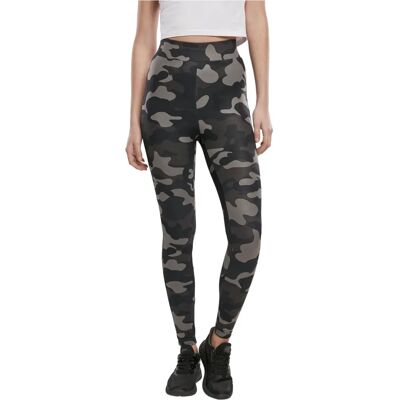 Urban Classics Damen High Waist Camo Tech Leggings - Leggings Urban Classics Damen High Waist Camo Tech Leggings - Leggings
