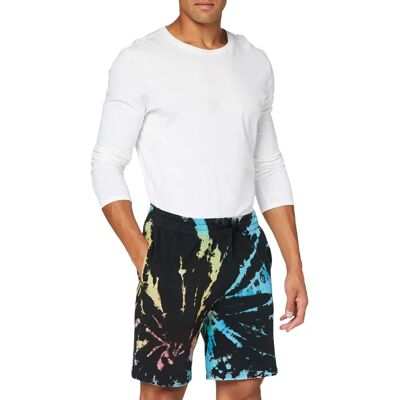 Urban Classics XL Short en sweat d'été tie dye - Shorts Urban Classics XL Short en sweat d'été tie dye - Shorts