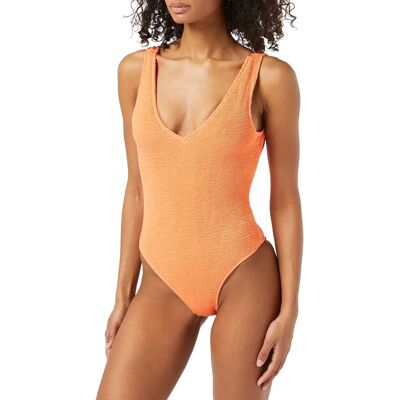Urban Classics XS Maillot crinkle taille haute - Femme - Orange - Été - Publicité Urban Classics XS Maillot crinkle taille haute - Femme - Orange - Été - Publicité