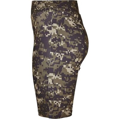 Urban Classics Damen High Waist Camo Tech Shorts - Shorts Urban Classics Damen High Waist Camo Tech Shorts - Shorts