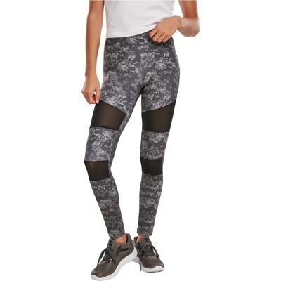 Urban Classics Damen Leggings Camouflage Tech Mesh - Leggings Urban Classics Damen Leggings Camouflage Tech Mesh - Leggings