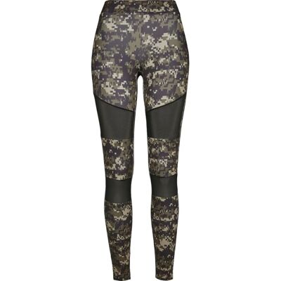 Urban Classics Damskie Leggins Camo Tech Mesh - Leggings Urban Classics Damskie Leggins Camo Tech Mesh - Leggings