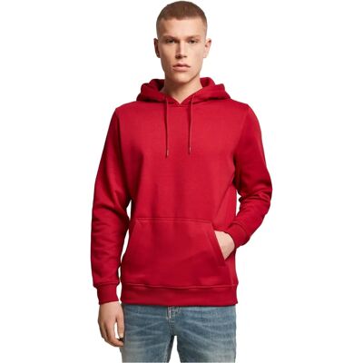 Build Your Brand Heavy Hoody - Rød - Unisex - Hoodie Build Your Brand Heavy Hoody - Rød - Unisex - Hoodie