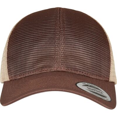 Flexfit 360° Omnimesh 2-Tone (6360T) - YP Classics 360 Omnimesh Cap 2-Tone (6360T) brun/khaki Flexfit 360° Omnimesh 2-Tone (6360T) - YP Classics 360 Omnimesh Cap 2-Tone (6360T) brun/khaki