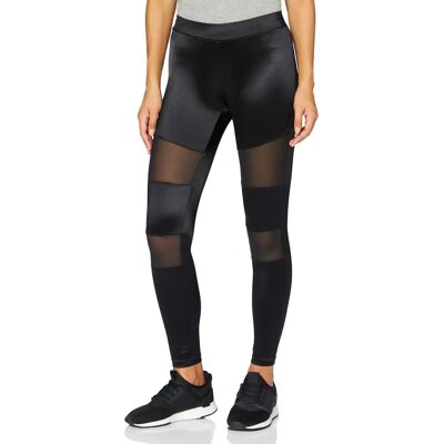 Urban Classics Dam Mesh Leggings med Glans - Leggings Urban Classics Dam Mesh Leggings med Glans - Leggings