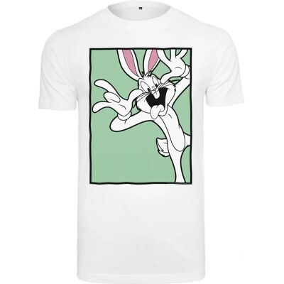 MERCHCODE Looney Tunes Bugs Bunny Funny Face Tee White M - T-Shirt MERCHCODE Looney Tunes Bugs Bunny Funny Face Tee White M - T-Shirt