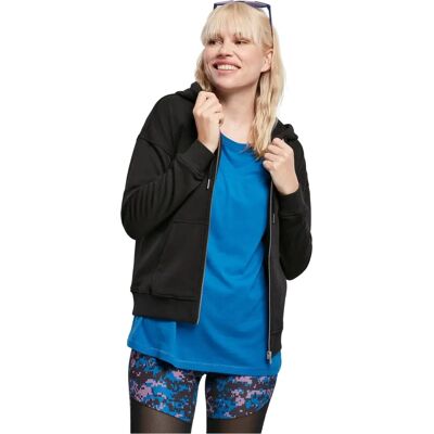 Urban Classics Donne Felpa Cappuccio in Cotone Biologico Terry - Felpa Urban Classics Donne Felpa Cappuccio in Cotone Biologico Terry - Felpa