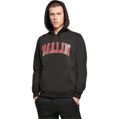 MISTERTEE Unisex Basketball Hoodie - Sweatshirt in Schwarz MISTERTEE Unisex Basketball Hoodie - Sweatshirt in Schwarz