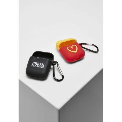 Urban Classics Øretelefoncover 2-Pak - Silikone, Sort, Unisex Urban Classics Øretelefoncover 2-Pak - Silikone, Sort, Unisex