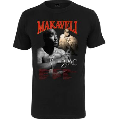 MISTERTEE Tupac Makaveli Negru 4XL - Tricou MISTERTEE Tupac Makaveli Negru 4XL - Tricou