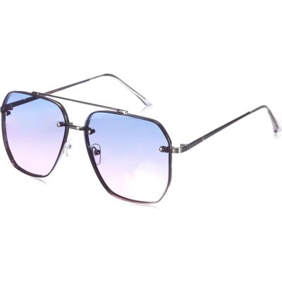 Lunettes de Soleil Urban Classics Timor Style Aviator Noir Argent - Lunettes Lunettes de Soleil Urban Classics Timor Style Aviator Noir Argent - Lunettes